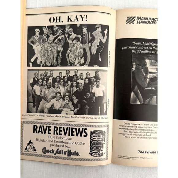 Oh Kay Playbill 1990 Richard Rodgers Theatre Broadway Musical George Gershwin - Picture 11 of 15